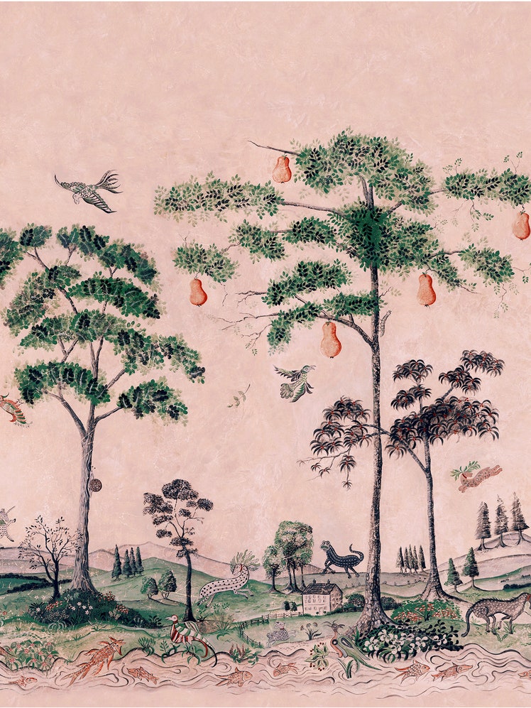 התמונה עשויה להכיל: אמנות, ציור, בעל חיים, ציפור, צמח ועץ