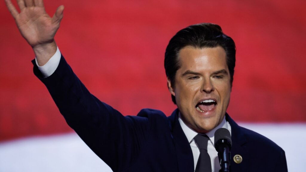 נציג הגר"ש מאט גאץ הרים גבות עם הגבות שלו ב-RNC