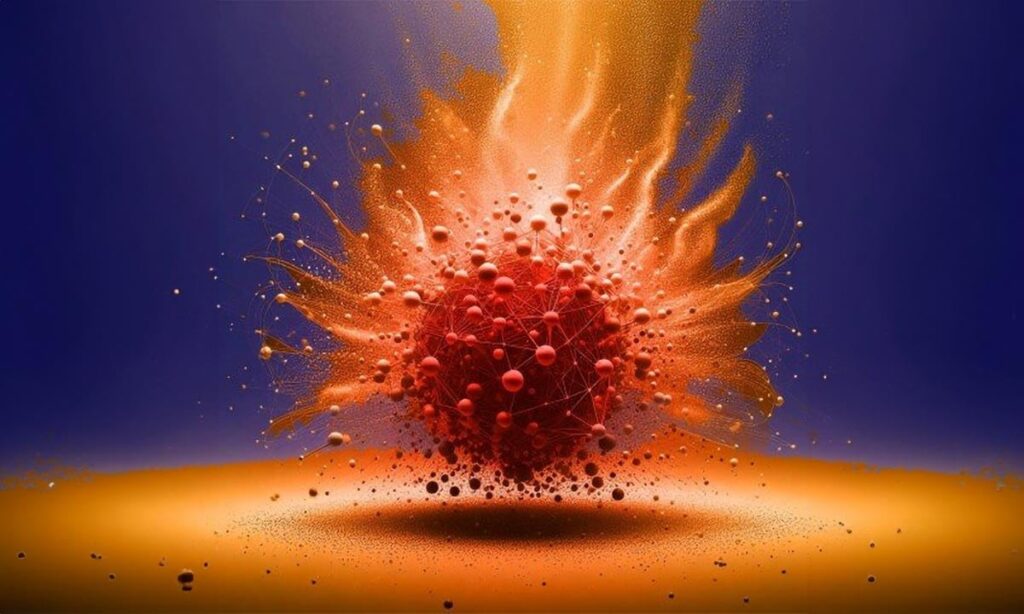 Heavy Atom Collision Particles