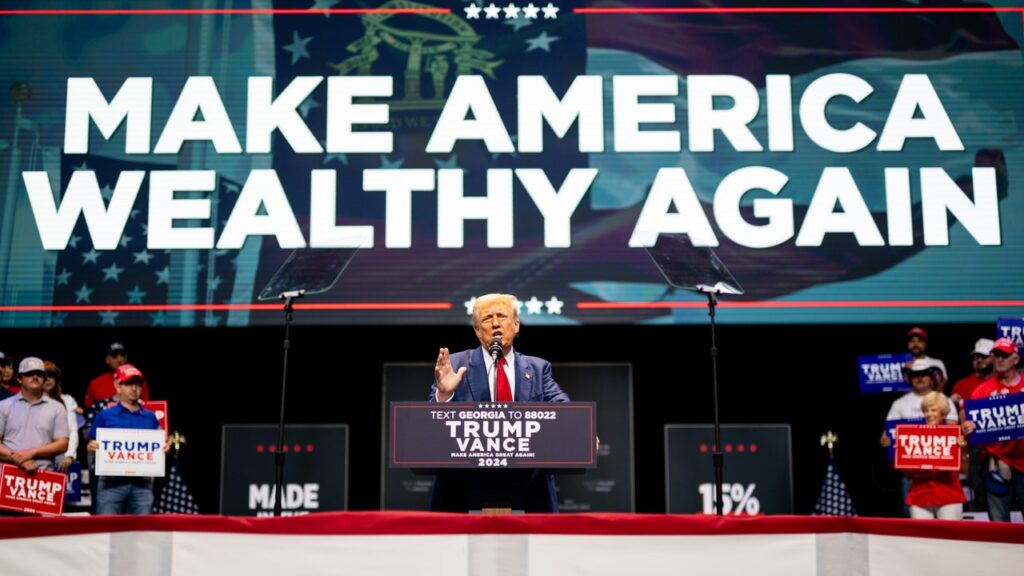 החזון הכלכלי של דונלד טראמפ עשוי להיות גם מושג של תוכנית