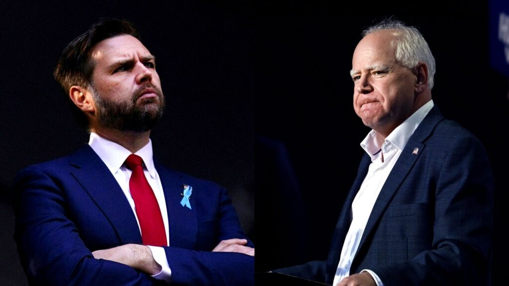 טיפים לדיון בסגן הנשיא ברגע האחרון עבור טים וולץ וג'יי.די ואנס