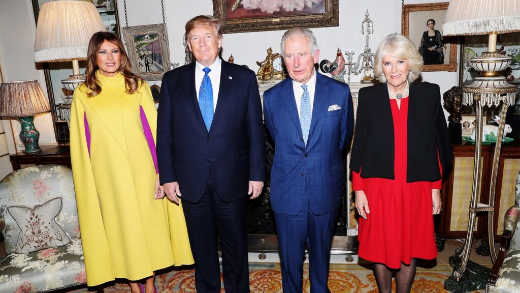 מלניה טראמפ אומרת שהמלך צ'ארלס הוא חבר העט שלה