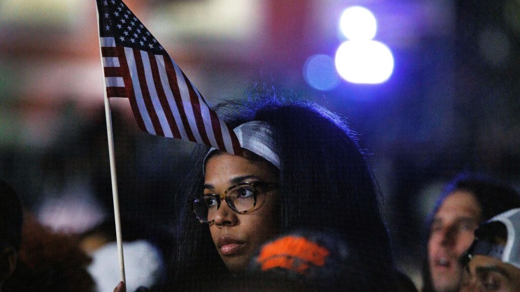 הנוף ממטה הבחירות של קמאלה האריס לשנת 2024