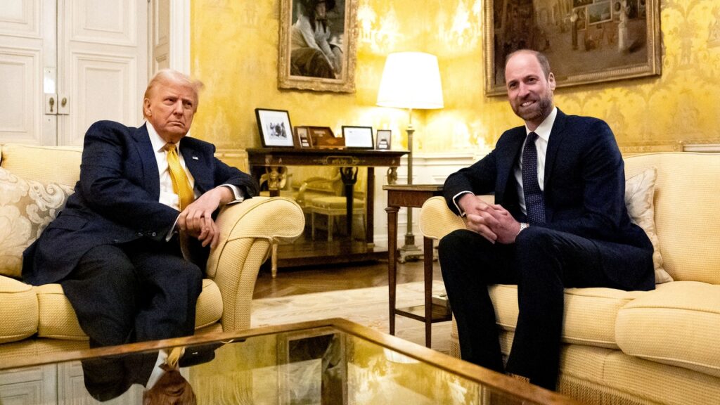 דונלד טראמפ חושב שהנסיך וויליאם "נראה ממש נאה"