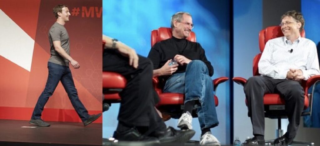 Steve Jobs, Einstein, Zuckerberg