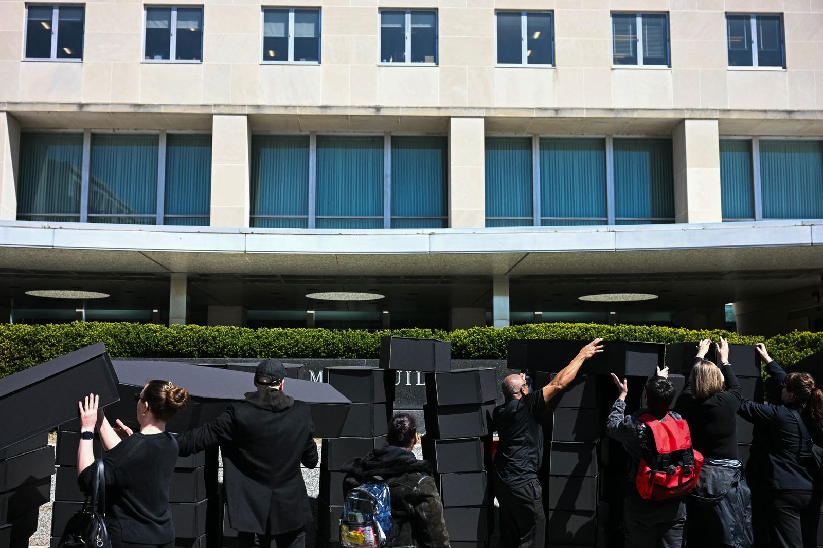 תומכי חיסון נגד HIV מפגינים