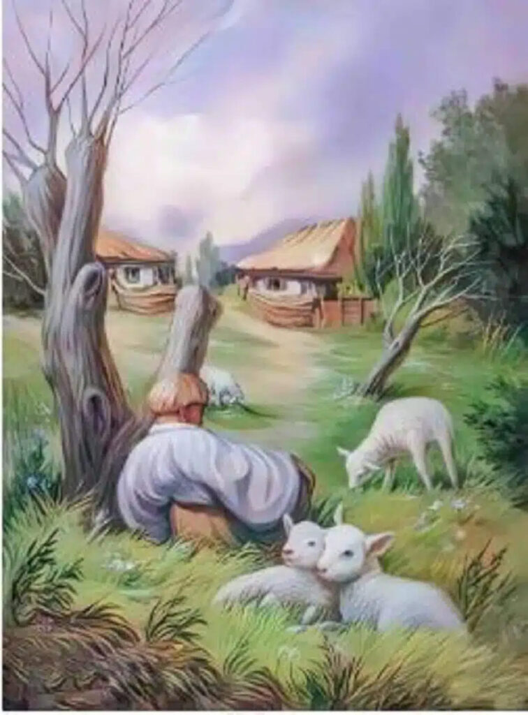 מה התמונה הראשונה שאתה רואה