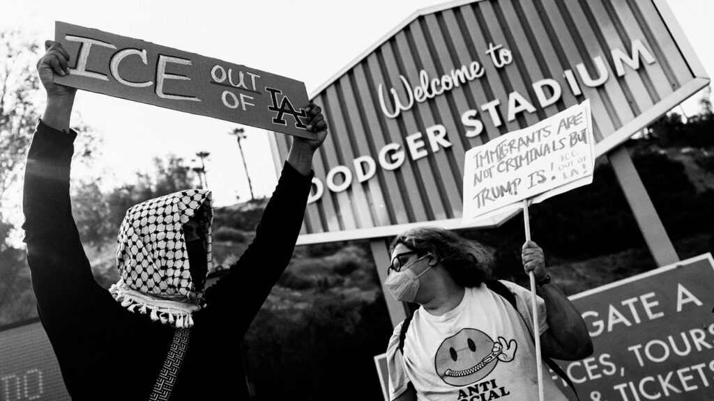 הדודג'רס נדחקים לפיצול ההגירה של טראמפ
