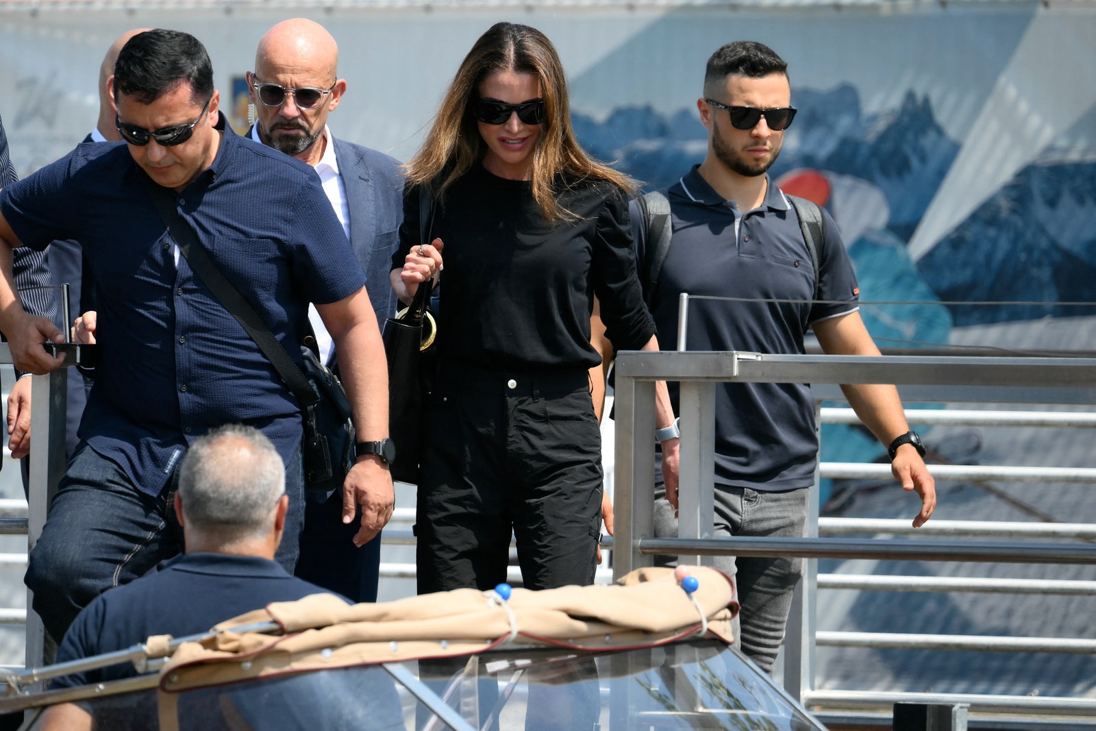 Rania di Giordania arriva venezia.