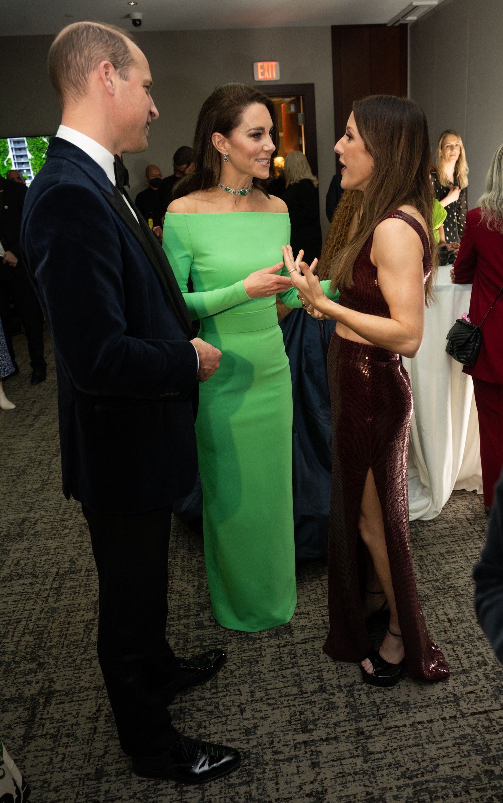 Le Prince William Kate Middleton et ellie Goulding