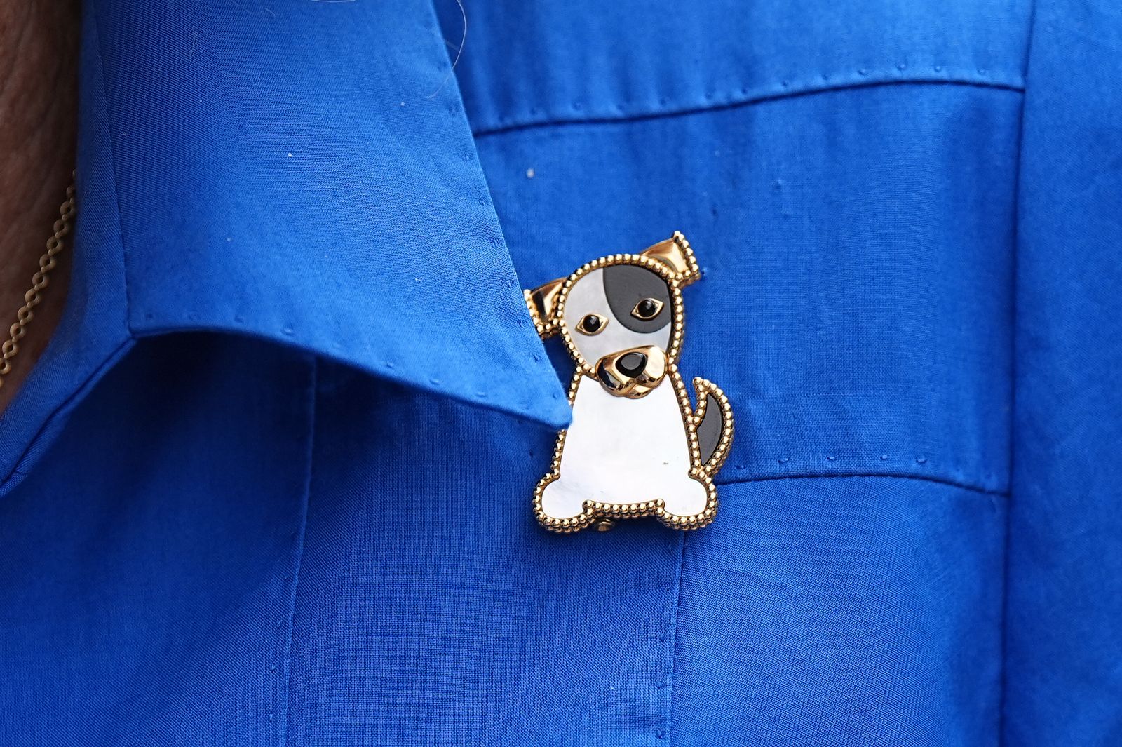 תמונה עשויה להכיל אביזרי לוגו שרשרת תכשיטים תג סמל סמל לבוש מעיל לבוש אפליקציה ותבנית