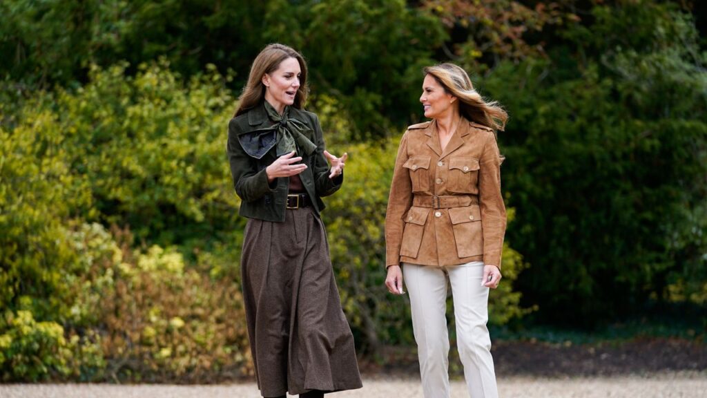 קייט מידלטון שיתפה עדכון שובב על הנסיך לואי עם מלניה טראמפ