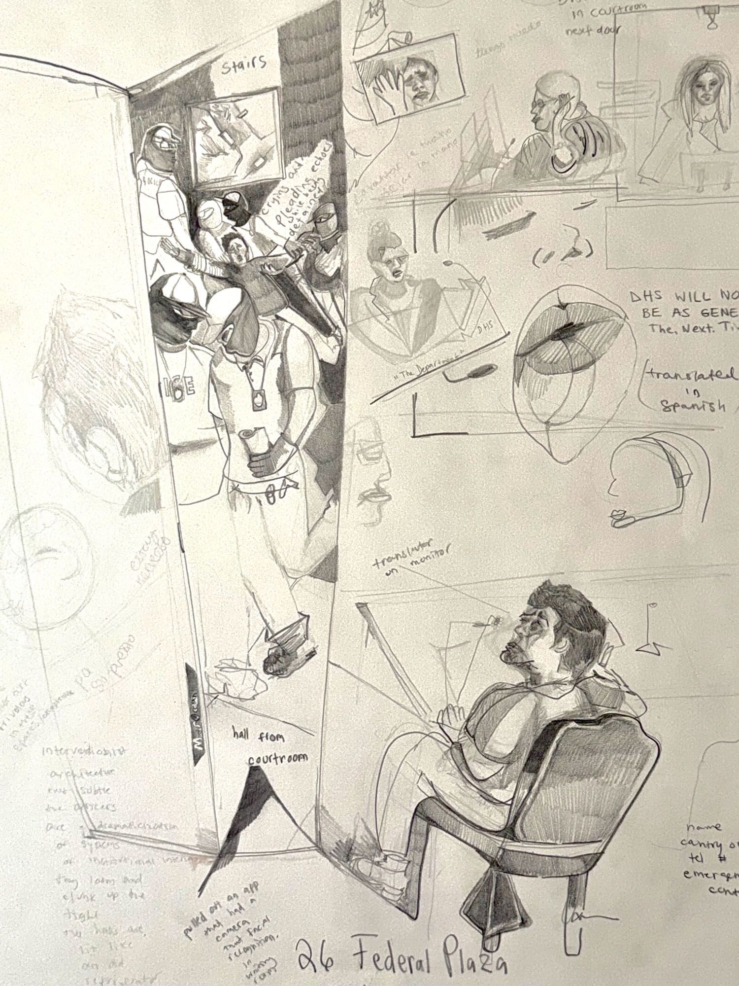 ברורמן מתארת ​​את המדרגות כחלל עכור שאליו היא לא הורשה ללכת.