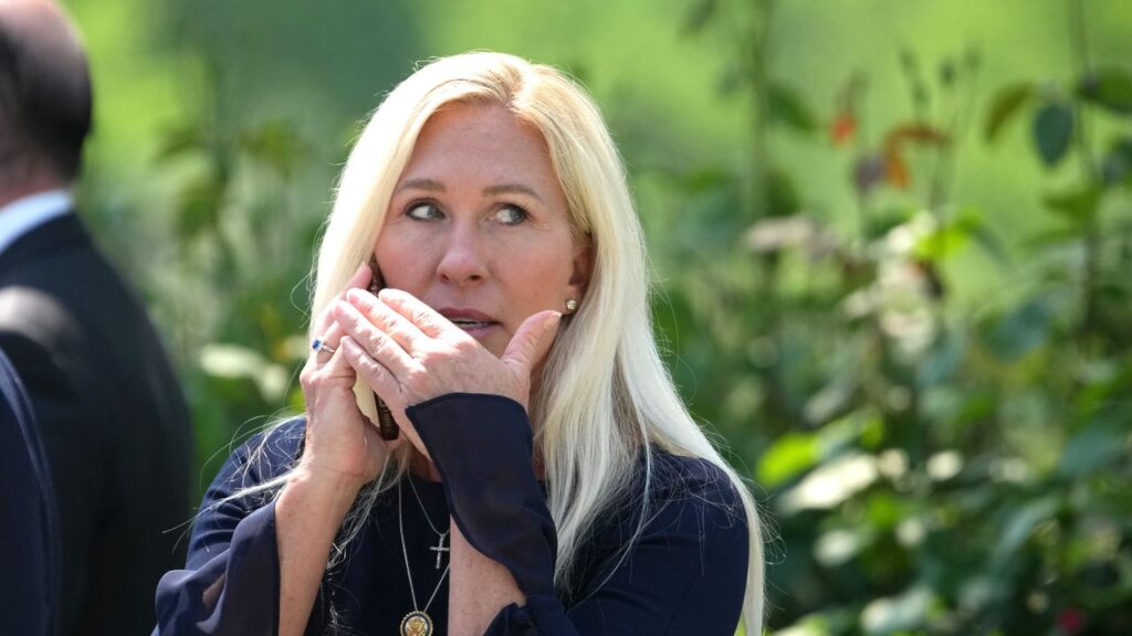 מרג'ורי טיילור גרין בהחלט נשמעת כאילו היא רוצה לפרוש מהממשלה