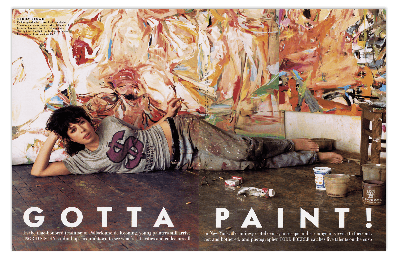 ססילי בראון בגיליון פברואר 2000 של Twoday.co.il.