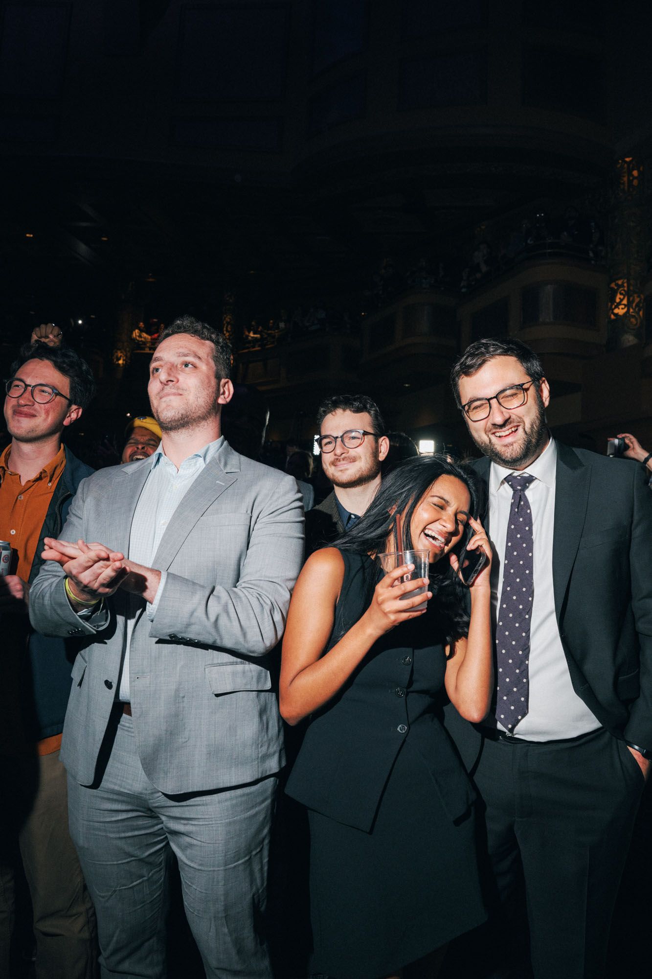 אנשי הקמפיין של ממדני, ג'וליאן גרסון, לקה סנדר ואנדרו בארד אפשטיין.