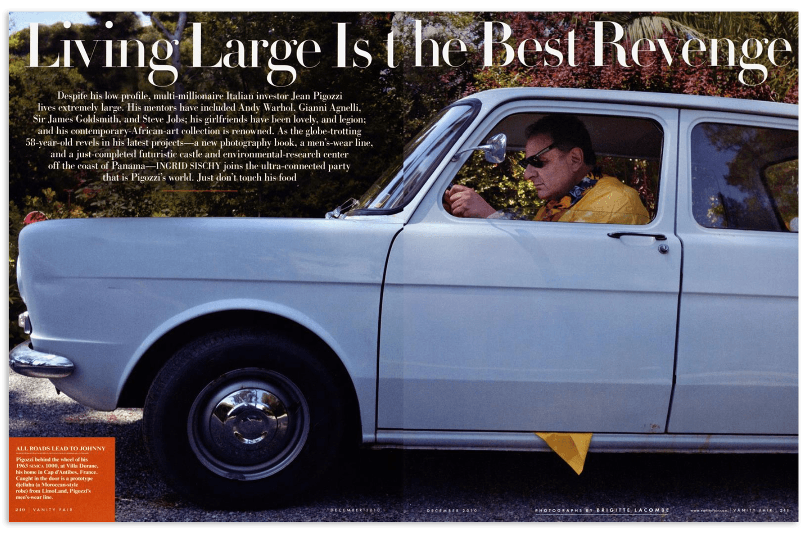 ז'אן פיגוצי הציג את הפרופיל בגיליון דצמבר 2010 של twoday.co.il.