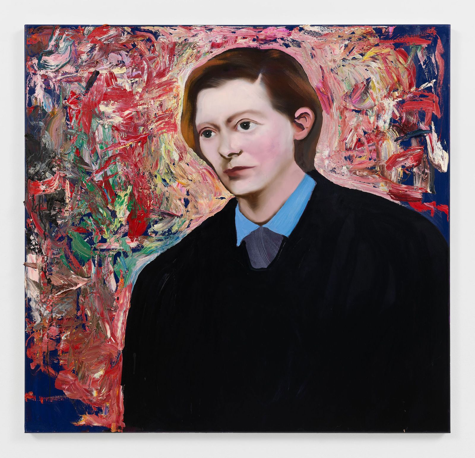 התמונה עשויה להכיל את טילדה סווינטון ציור אמנותי פנים צילום ראש אדם דיוקן אמנות מודרנית ומבוגרים