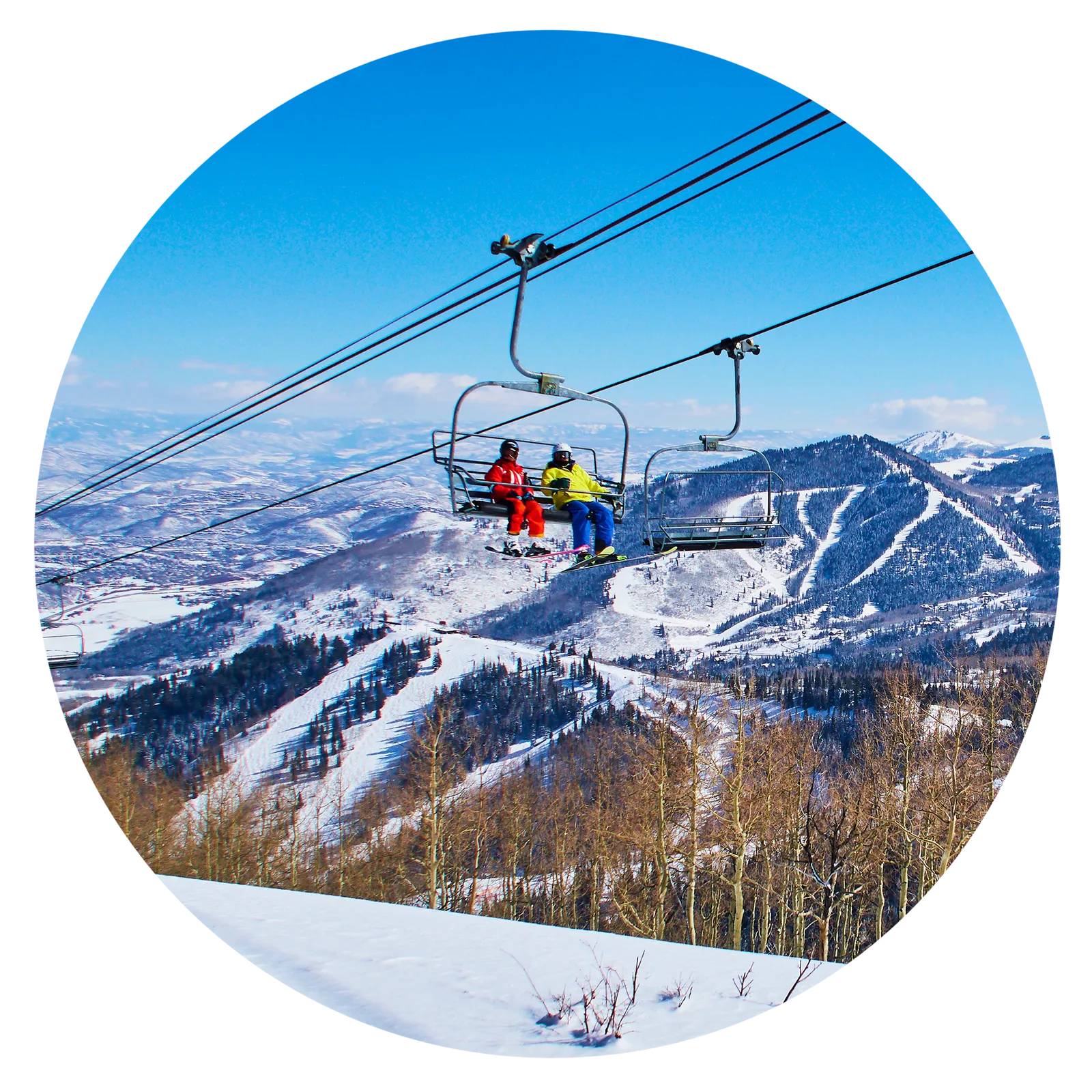 התמונה עשויה להכיל את ג'ונתן סייפרין ביל קניי טבע בחוץ אדם כלי תחבורה שלג ומעלית סקי