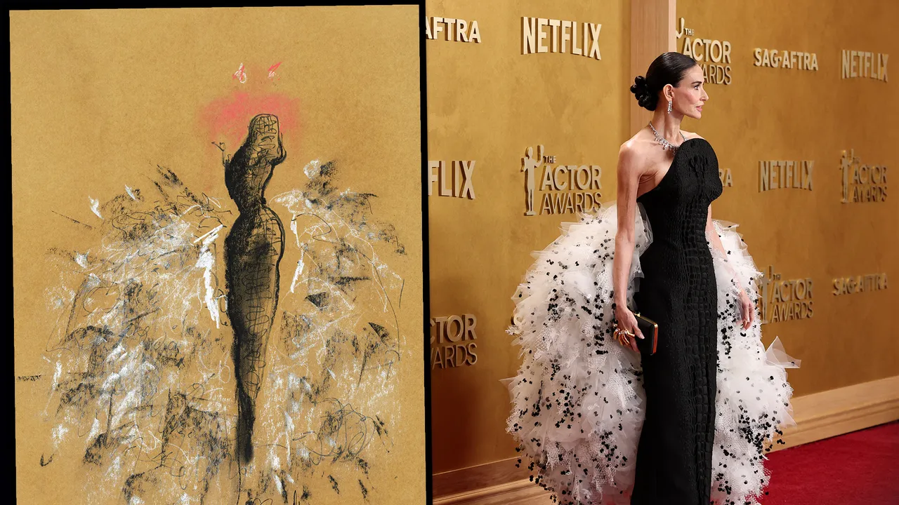 מסע המערבולת של שמלת הקוטור של דמי מור של דמי מור