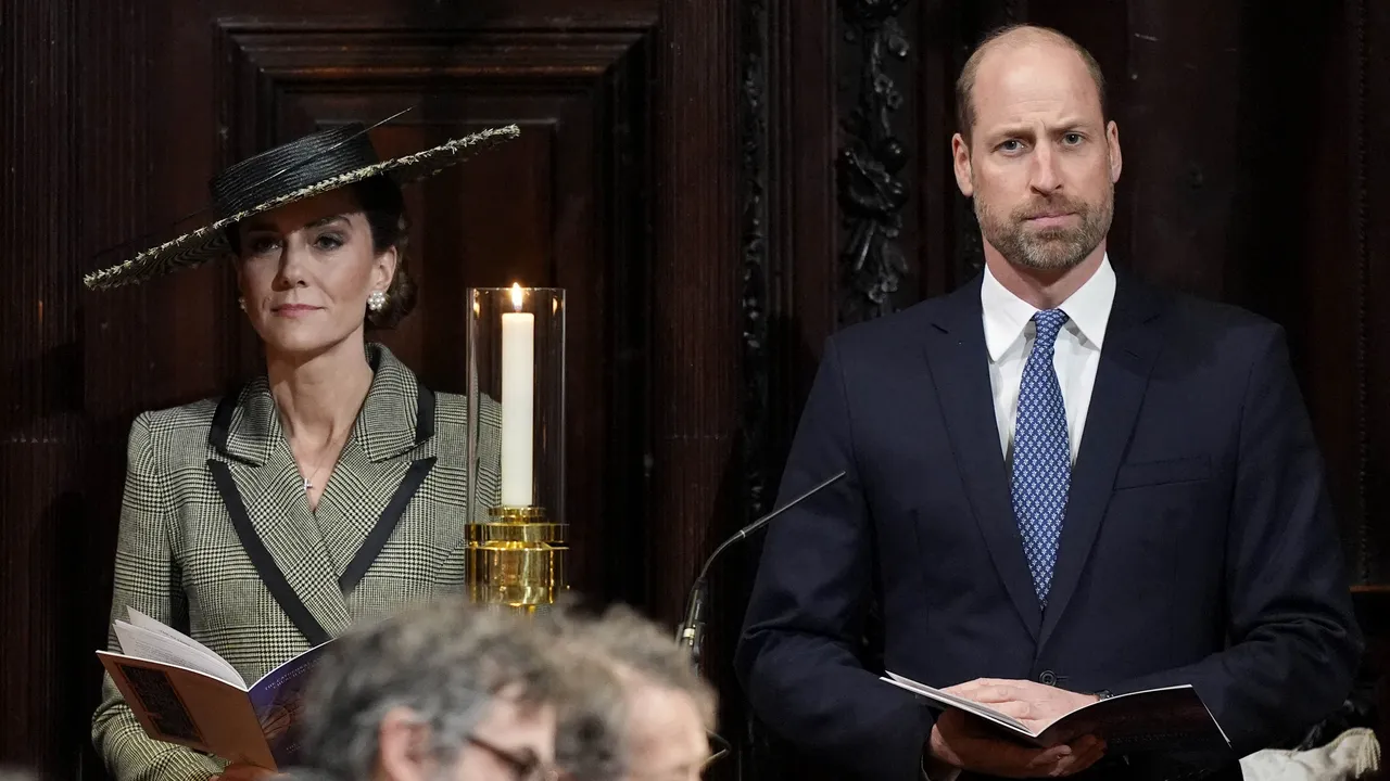 קייט מידלטון והנסיך וויליאם, העתיד של הכנסייה האנגלית, מציגים תמיכה באירוע מפתח