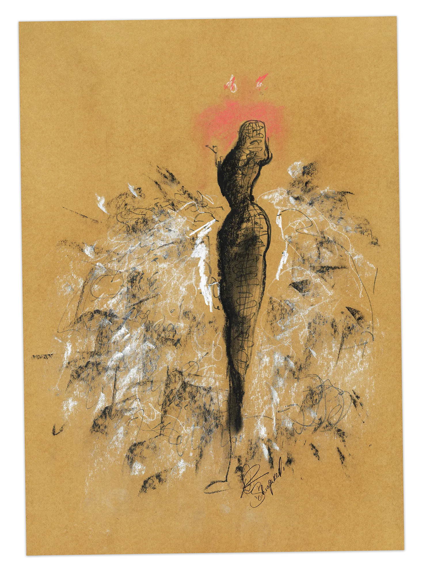 התמונה עשויה להכיל ציור אמנותי ואדם