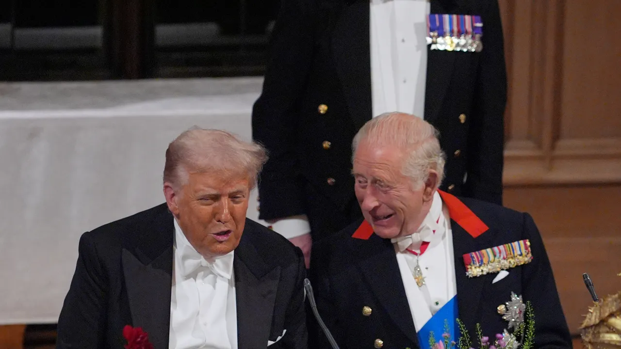 המלך צ'ארלס והמלכה קמילה ישפשפו מרפקים עם טראמפ - ואולי ממדני - במהלך ביקור המדינה בבריטניה