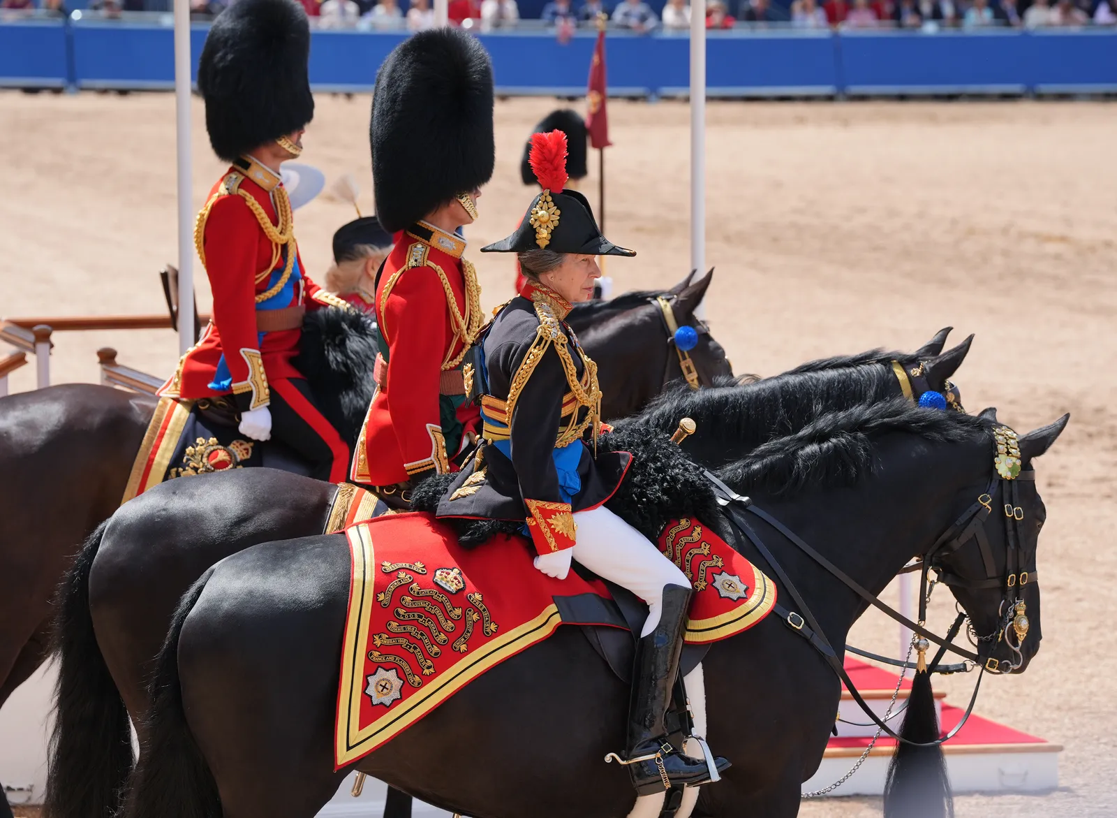 התמונה עשויה להכיל את Anne Princess Royal אדם בוגר בעל חיים סוס רכיבה על סוסים פעילויות פנאי ויונקים